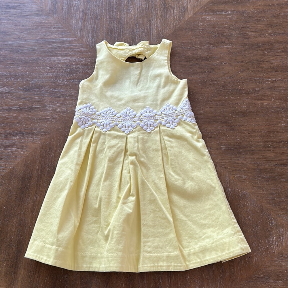 Janie and jack yellow sun dress.